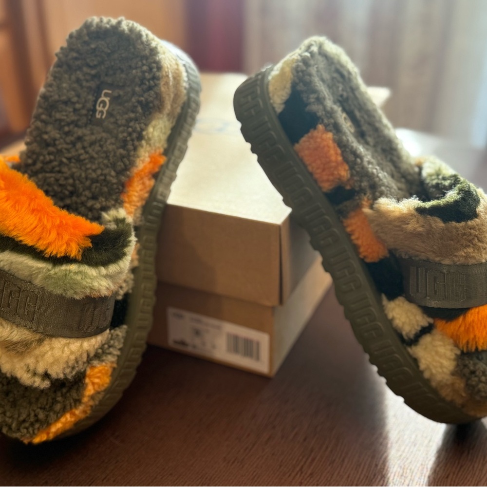 UGG Women's Multicolor Plush Slippers